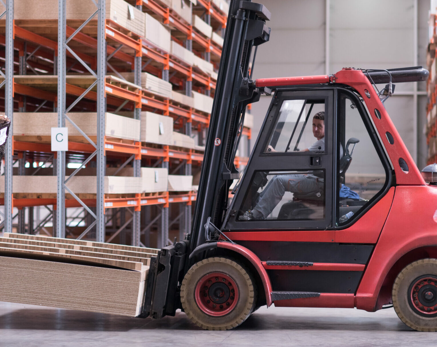 production Department at a furniture factory